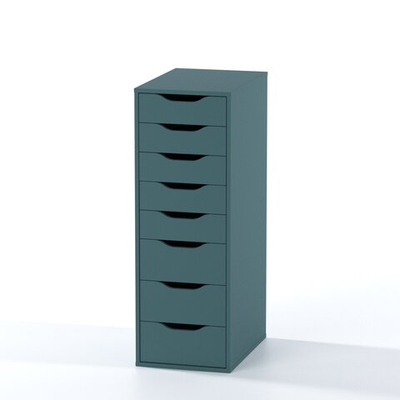 Комод Ингар 8 36x102x53, тёмно-бирюзовый