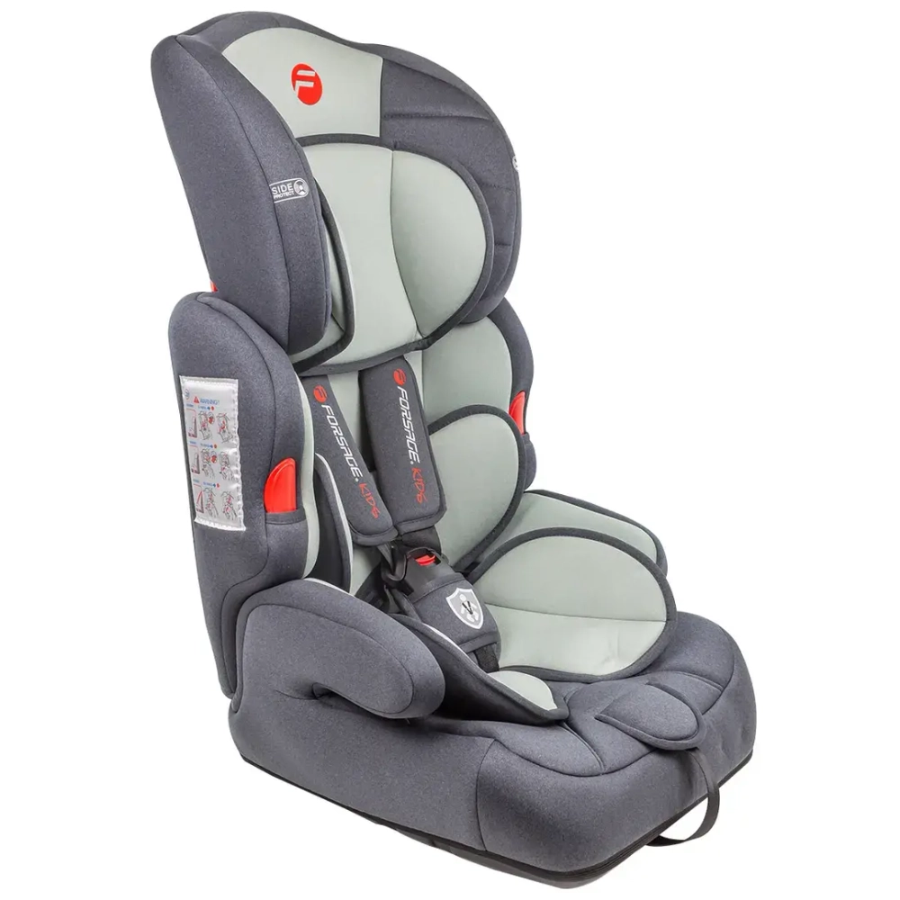 Кресло детское BAB001 Dark Gray/ Light Green 9-36кг FORSAGE kids##KING BAB001 Light Green
