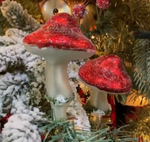 Стеклянный гриб на клипсе [Арт.P 33153]