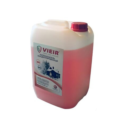 Теплоноситель для отопления ViEiR, этиленгликоль -65℃ (20 кг) красный