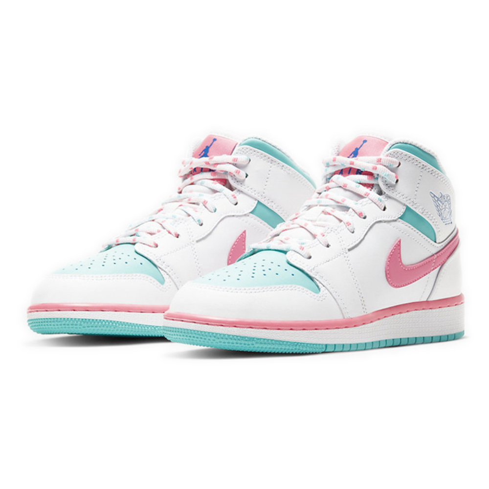 Кроссовки Air Jordan 1 Mid GS Digital Pink
