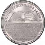 France, Alexandre Dumas Cupronickel Medal, Undated