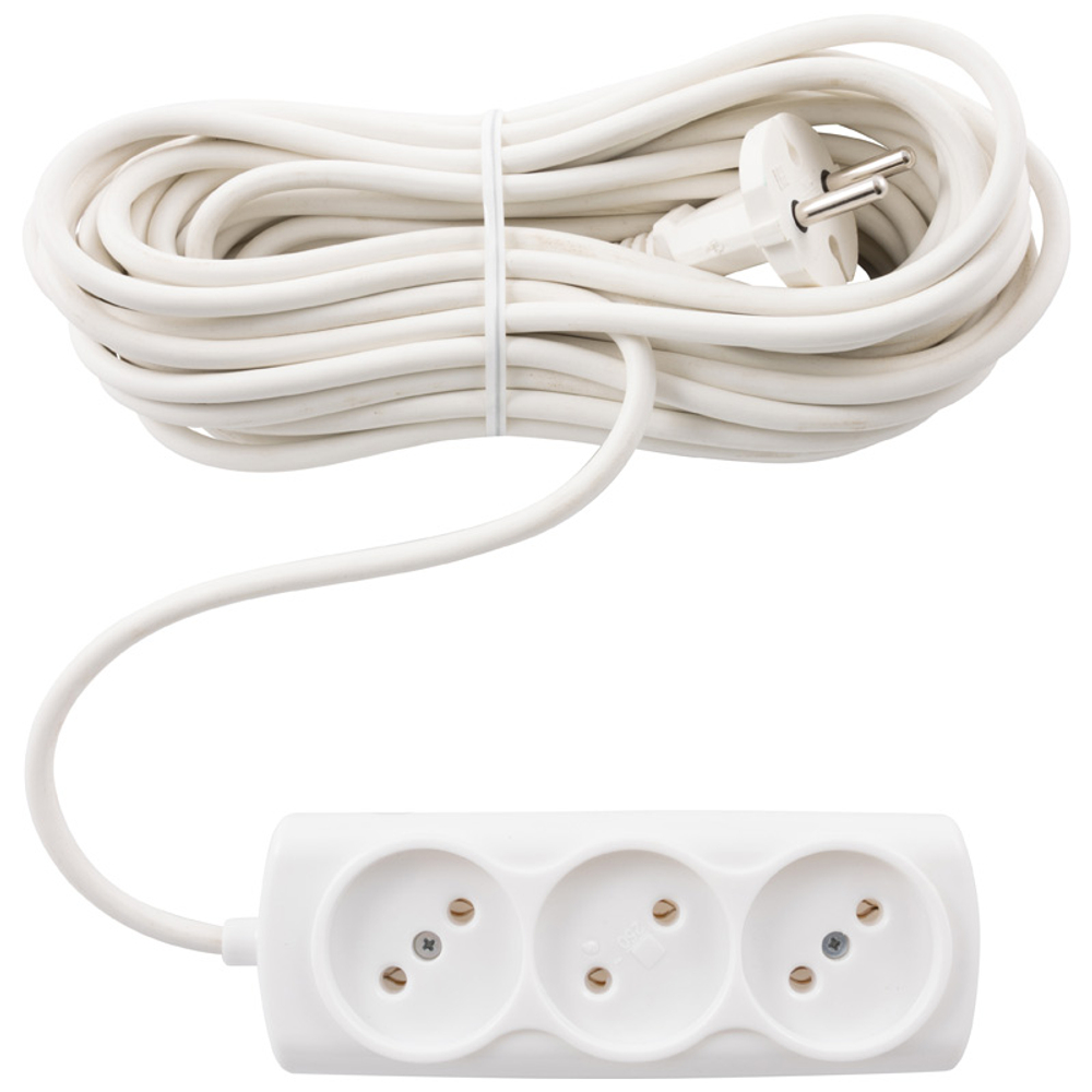 Удлинитель Engy "Премиум" 10м/3роз (ПВС 2х0.75)