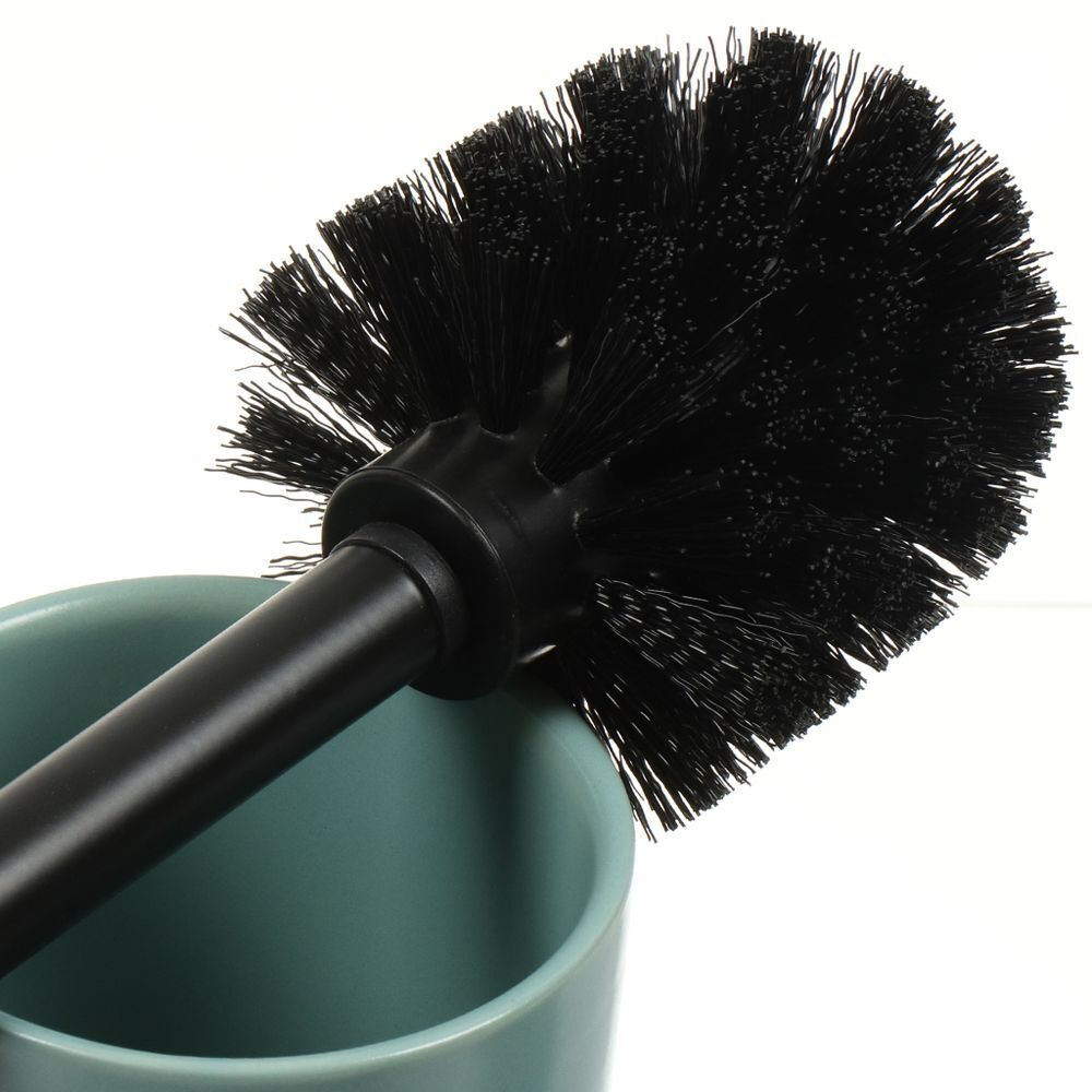 Ерш для туалета Бамбук, напол, 9x13.8/38.5 см, керам, бирюз, CE2504CA-TOH