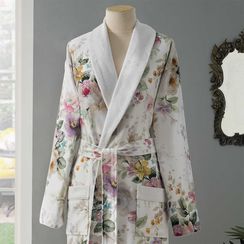 Халат женский сатин махра FINOLA Tivolyo Home Турция