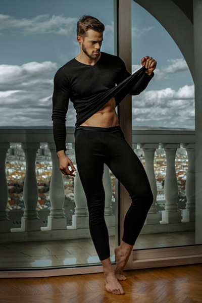 Мужская футболка EB32 Черный Uniconf