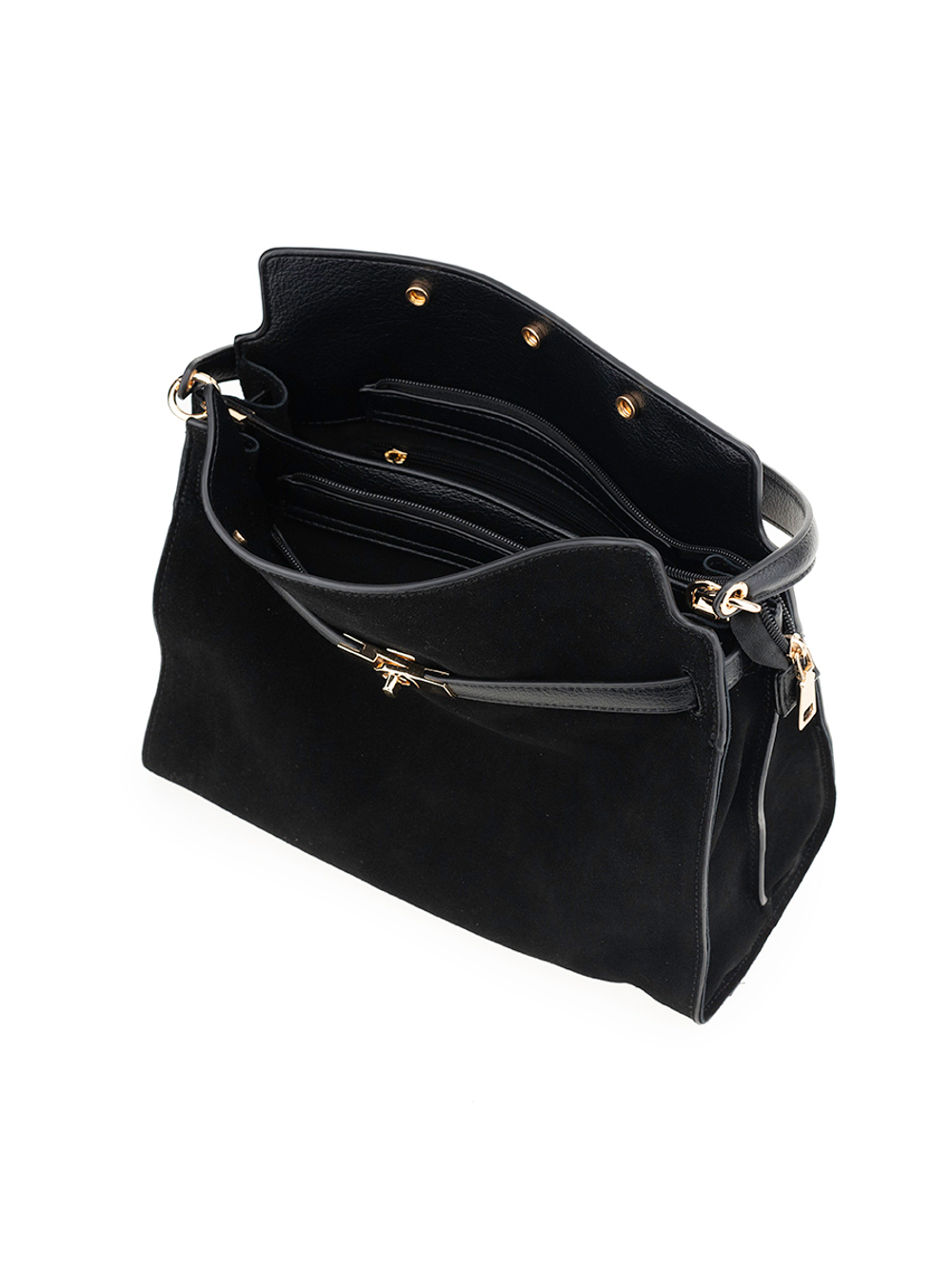 45070/10 Сумка жен., иск. кожа + замша