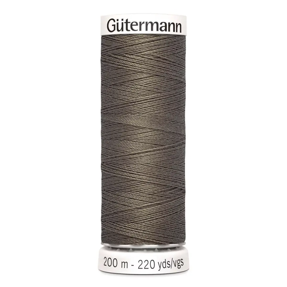 Нить Sew-All 200 м, Gutermann, 727 дымчато серо-зеленый