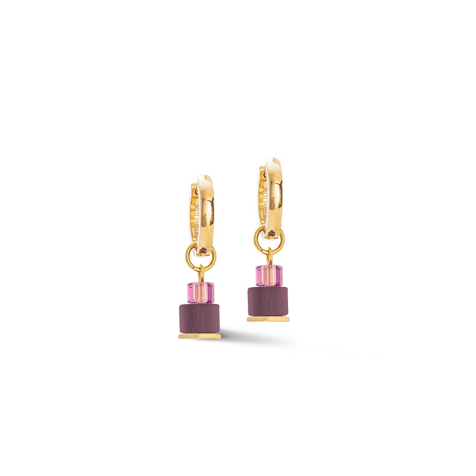 Серьги Coeur de Lion Purple-Red 4712/21-0803
