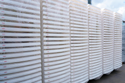 Шезлонг Tweet пластиковый белый