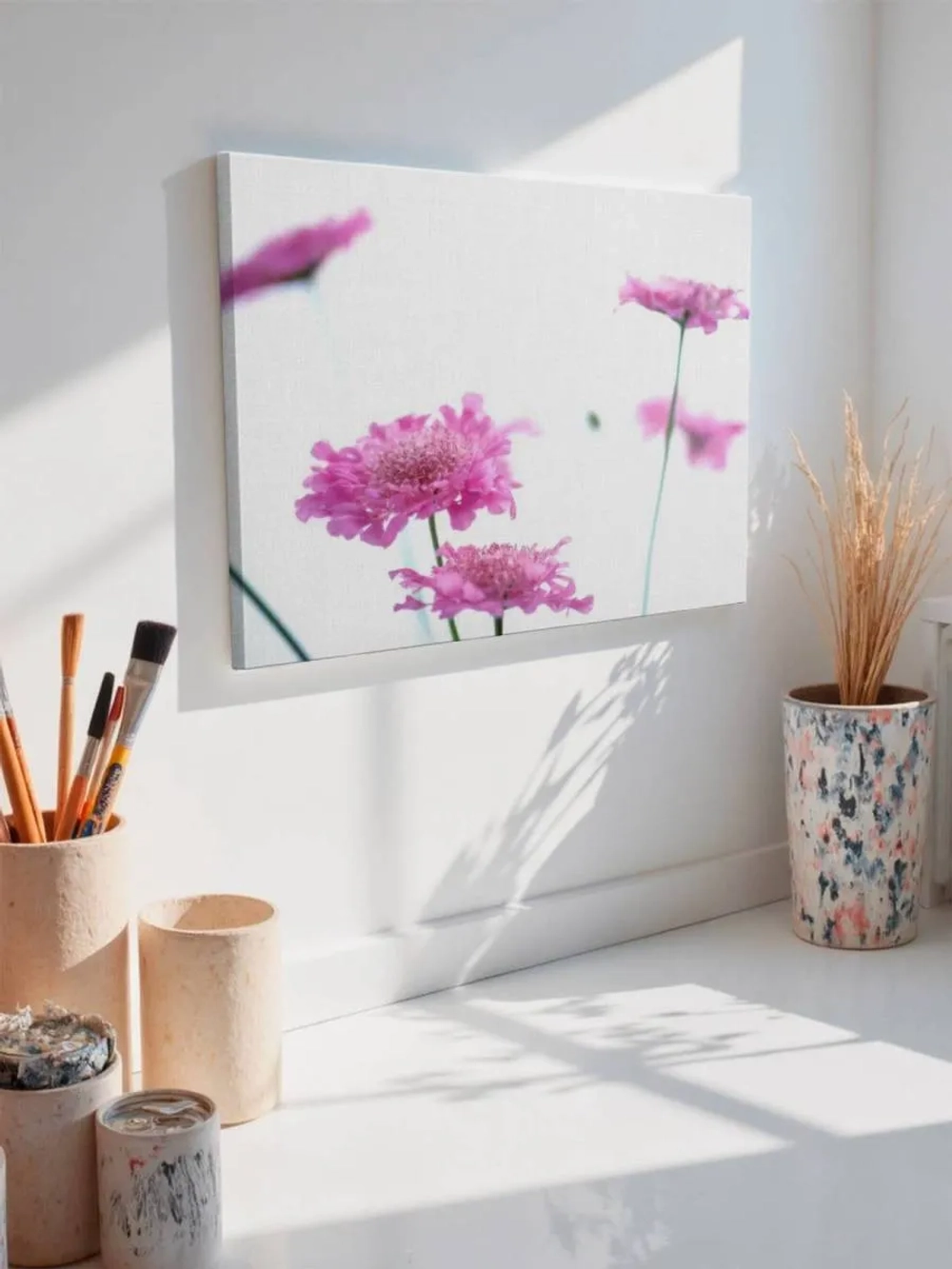 Картина на стену 40 X 50 Розовые цветы