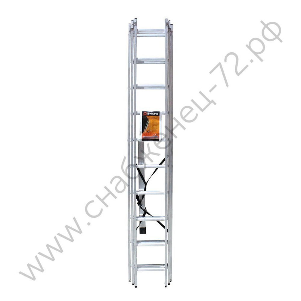 Лестница алюминиевая ВИХРЬ ЛА 3х10