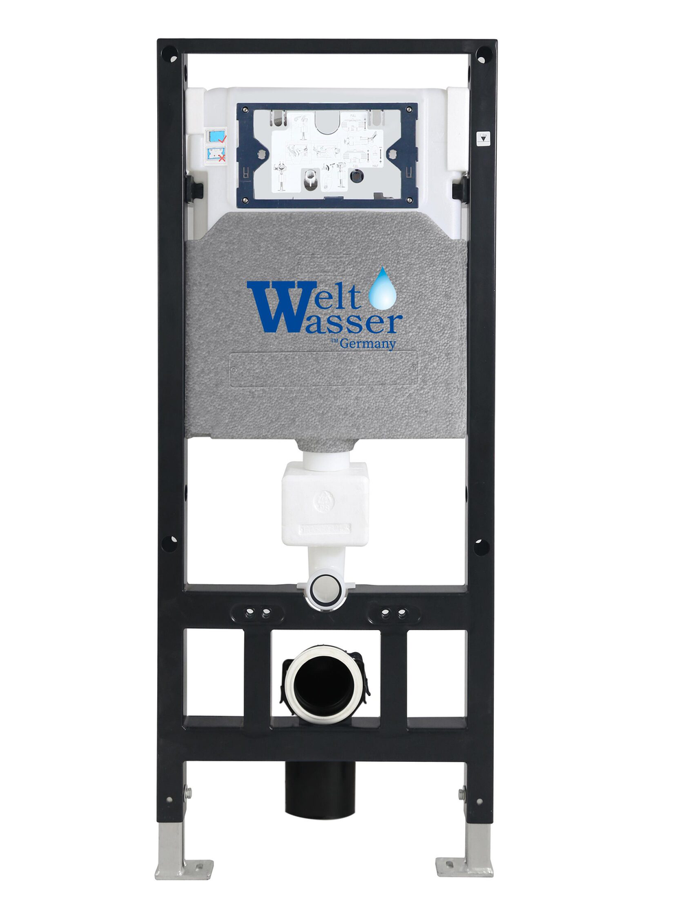 Инсталляция для подвесного унитаза без кнопки WeltWasser  WW AMBERG 506  10000005662