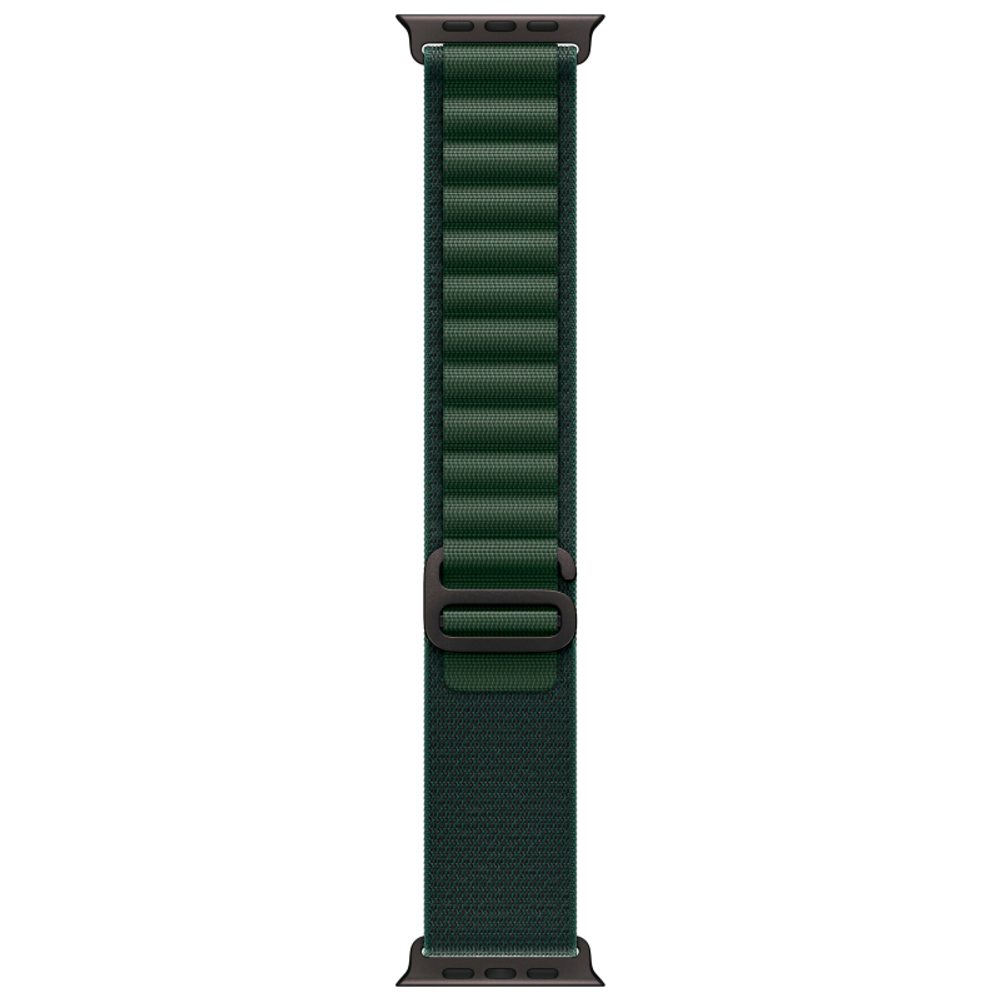 Apple Watch Ultra 2 GPS + Cellular(2024), 49 мм, корпус из черного титана, ремешок Alpine зеленого цвета, размер M