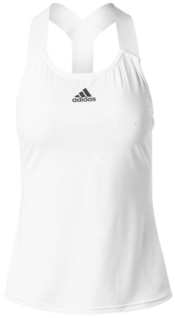 Женский топ теннисный Adidas Tennis Y-Tank Top Women - white/black