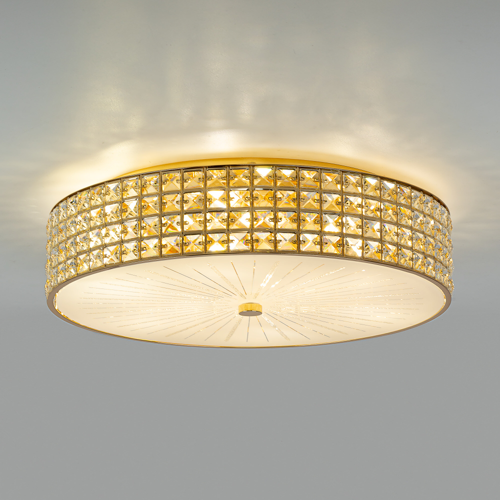 Citilux Портал CL324182 Люстра хрустальная Золото