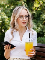 Очки для компьютера имиджевые защитные прозрачные нулевки