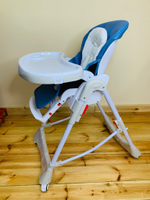 Стульчик для кормления "Farfello Costa Cosy" Сине-серый (Сине-серый / ocean blue; СС-05)