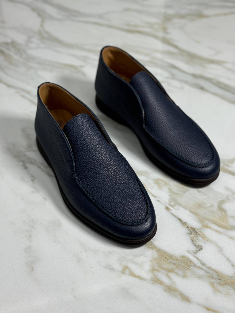 Высокие лоферы Loro Piana