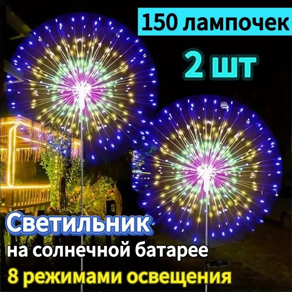 Уличный светильник, 1.2W, количество ламп:300шт, Пластик