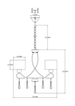 Люстра подвесная Moderli V2572-3P Chilly