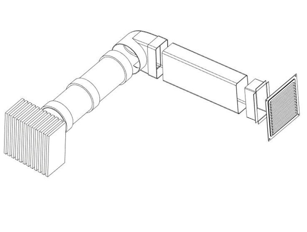 Стеновой приточный клапан Norvind Pro в откос