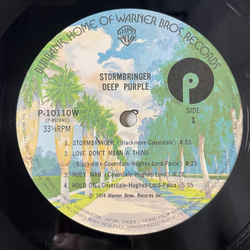 Винтажная виниловая пластинка LP Deep Purple Stormbringer (Japan 1976) (No Obi) Holy Man P-10110W