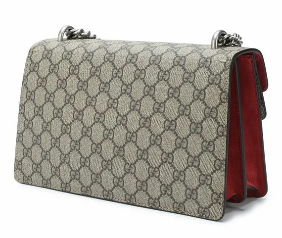 Сумка Gucci Dionysus GG Supreme Small бежевый/красный