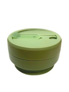 Стакан складной силиконовый Stojo Biggie Sage Jelly, 16 oz / 470 мл