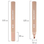 Набор текстовыделителей 6 ЦВЕТОВ МОРАНДИ, BRAUBERG "Morandi", линия 1-5 мм, 152516