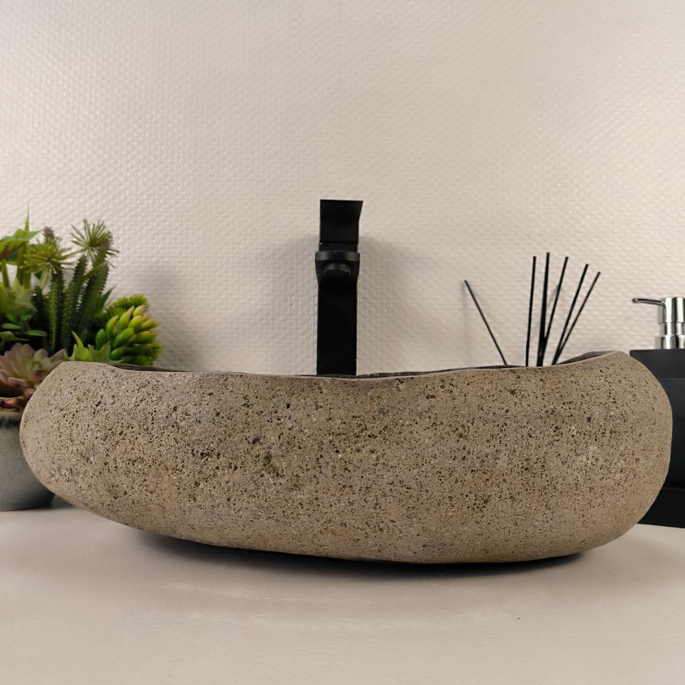 Раковина из речного камня RS-64905 44*35*14 0861