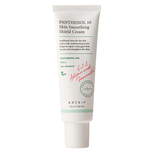 AXIS-Y Panthenol 10 Skin Smoothing Shield Cream успокаивающий крем для лица с пантенолом