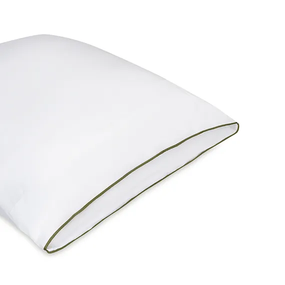 Набор наволочек из сатина из коллекции meditation, olive, 70х70 см