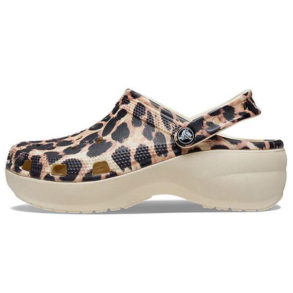 Crocs Classic Platform 'Leopard Brown'