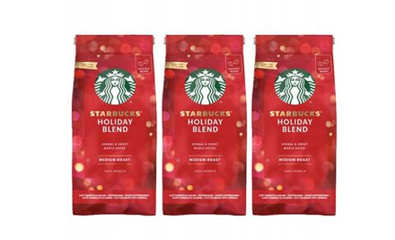 Кофе в зернах Starbucks Holiday Blend 190 г *3 пачки