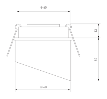 Точечный светильник 7005 MR16 WH/GD белый/золото Elektrostandard