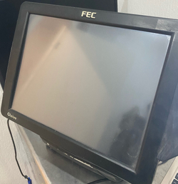 Моноблок Кассовый POS компьютер-fec rt665d черный