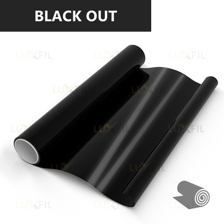 Пленка для окон декоративная BLACK OUT LUXFIL, рулон (размер 1,524x30м.)