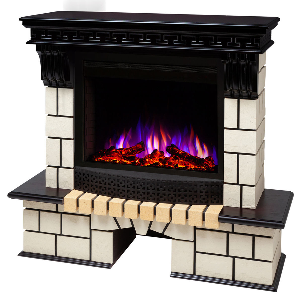 Электрокамин RealFlame Stone AO античный дуб античный дуб с очагом Saphir 25,5