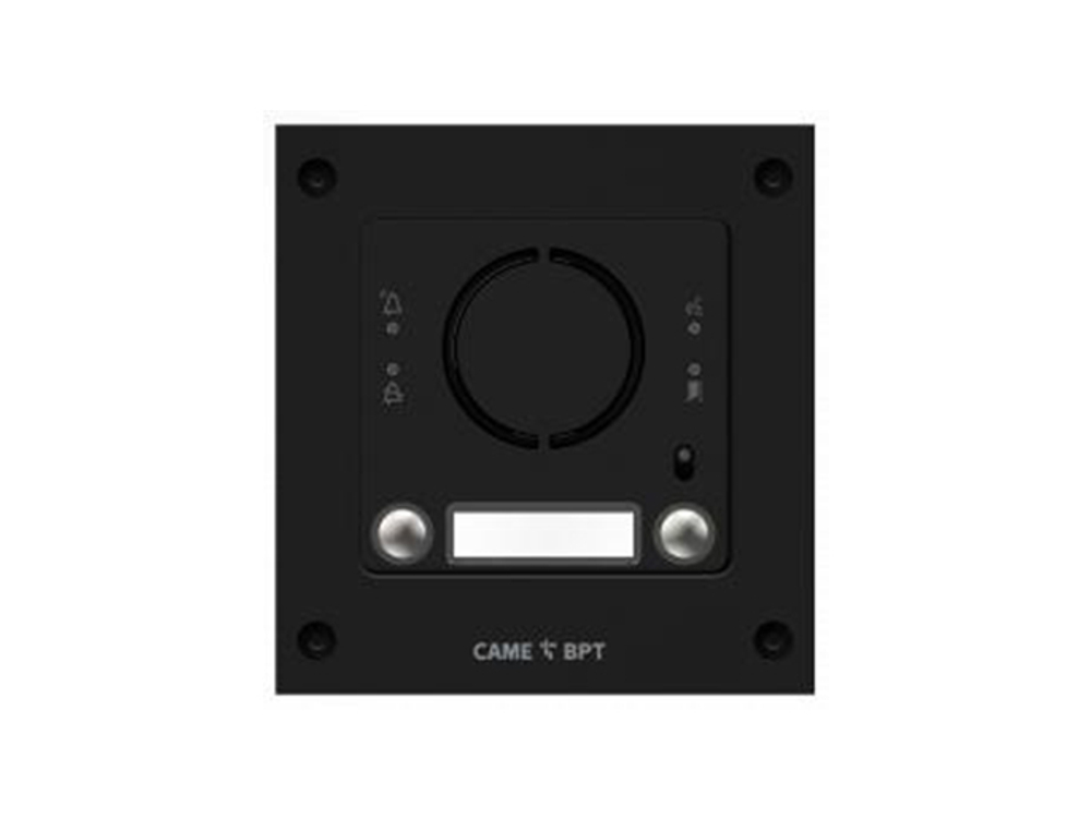 Вызывная вандалозащитная IP-аудиопанель MTM VR с 2 кнопками. 1 модуль, цвет темно-серый