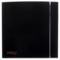 Накладной вентилятор Soler Palau SILENT-100 CRZ BLACK DESIGN 4C