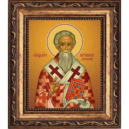 Ириней Лионский священномученик. Икона на холсте.