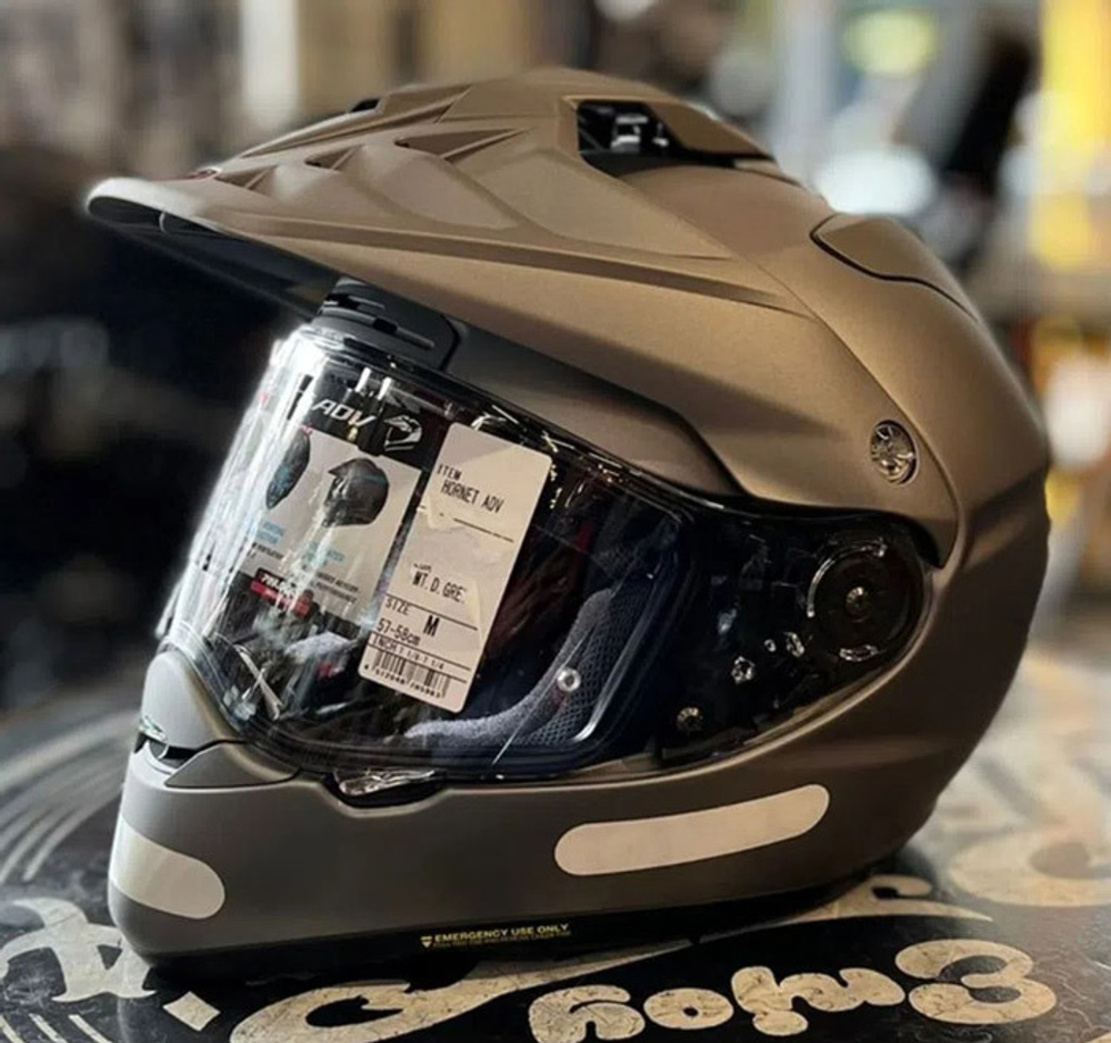 SHOEI Hornet ADV Matt Deep Grey