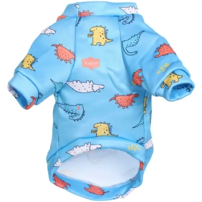 Кофта - толстовка для мелких пород собак «BRO Style», принт динозаврики, р M