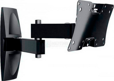 Кронштейн ЖК HOLDER LCDS - 5064, 19-32", 30 кг., накл 20°, поворот 350°, 2 колена черный