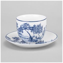 ЧАЙНЫЙ НАБОР LEFARD "NOVEL" НА МЕТАЛЛ. ПОДСТАВКЕ НА 4 ПЕР. 8 ПР. 220 МЛ (КОР=6НАБ.)