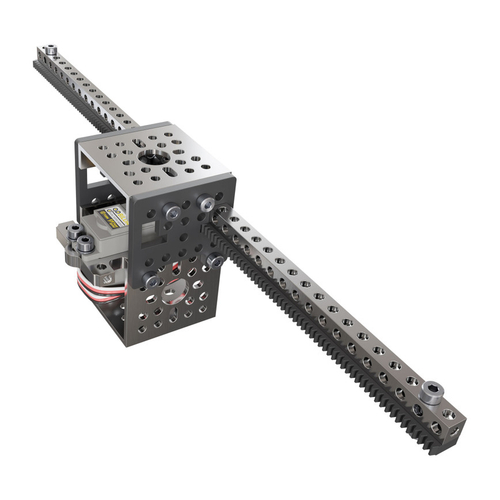 Servo-Driven Gear Rack Kit (5kg Thrust, 290 mm/sec, Single Gear Rack)