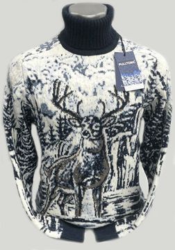 Pulltonic из шерсти и кашемира "Гордый марал" Размеры (46-54)