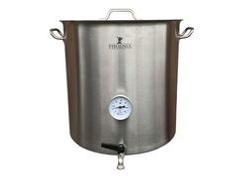 Сусловарочный котел 25,7 л Пивоварня.ру с краном и термометром