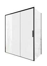 Душевой уголок Aquanet Pleasure Evo 100х90 AE65-100x90-BT стекло прозрачное/профиль черный